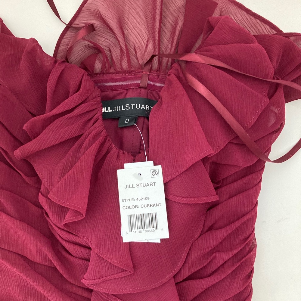 JILL Jill Stuart Ruched Strapless Evening DRESS - Picture 7 of 9